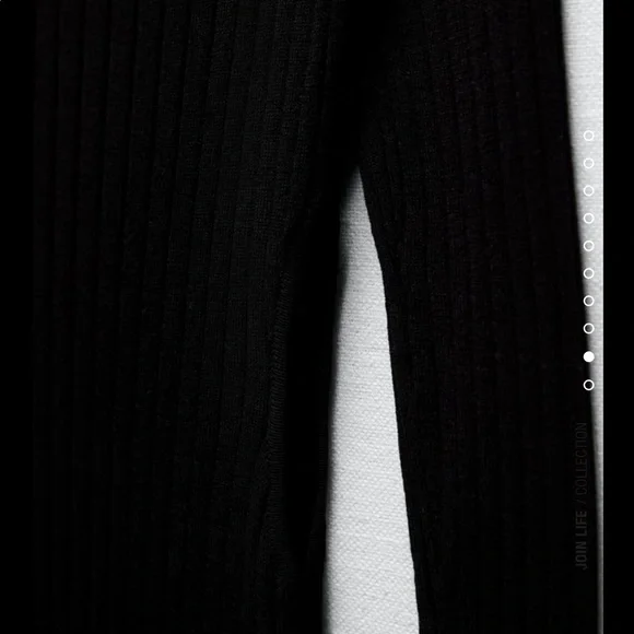 🆕 Zara Cut Out Rib Dress SIZE Medium - Picture 8 of 11